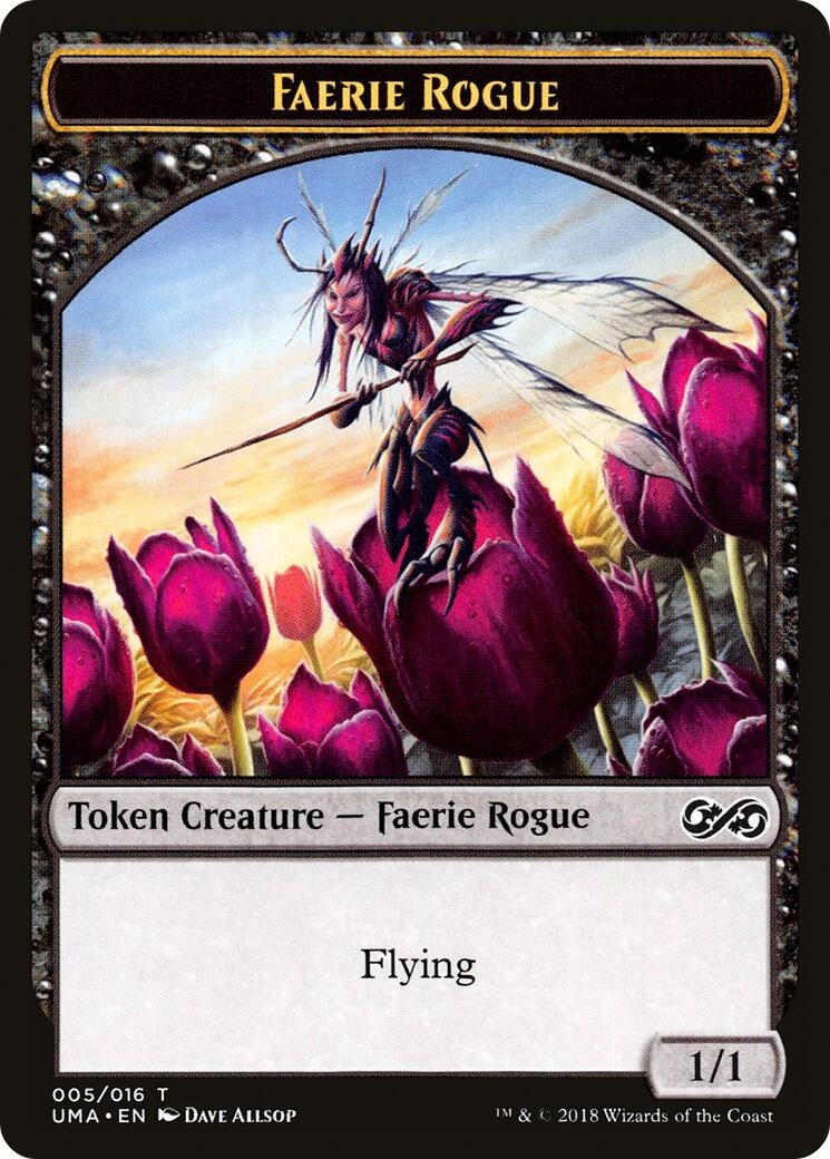 Image for Faerie Rogue Token (5) (Ultimate Masters) - Magic: The Gathering