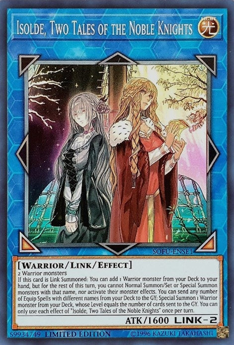 Image for Isolde, Two Tales of the Noble Knights (SOFU-ENSE1) (SOFU) - YuGiOh