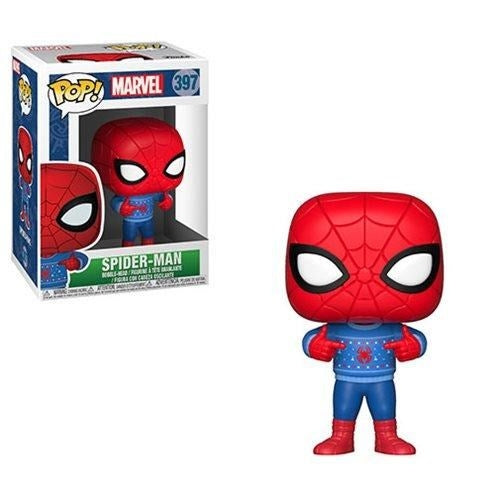 Image for Holiday Spider-Man (w/Sweater) (Bobble-Head) - Funko