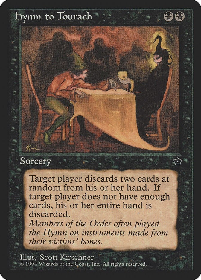 Image for Hymn to Tourach (Kirschner) (Fallen Empires) - Magic: The Gathering