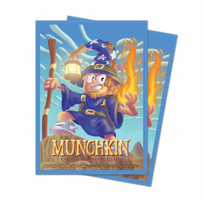 Image for Munchkin CCG Wizard Standard Deck Protector sleeves (100-Pack) - Card Sleeves