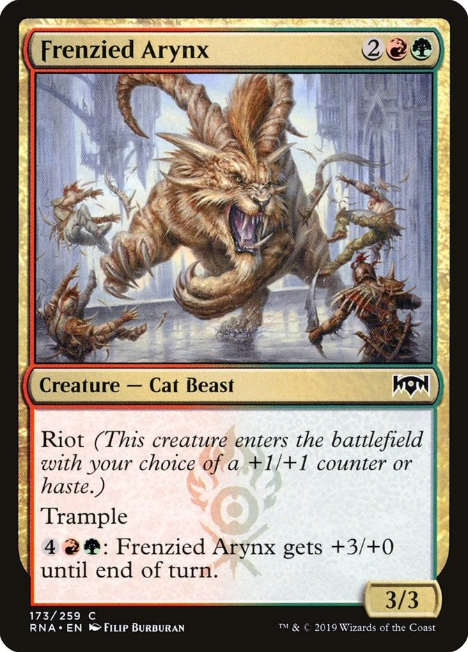 Image for Frenzied Arynx (173) (Ravnica Allegiance) - Magic: The Gathering