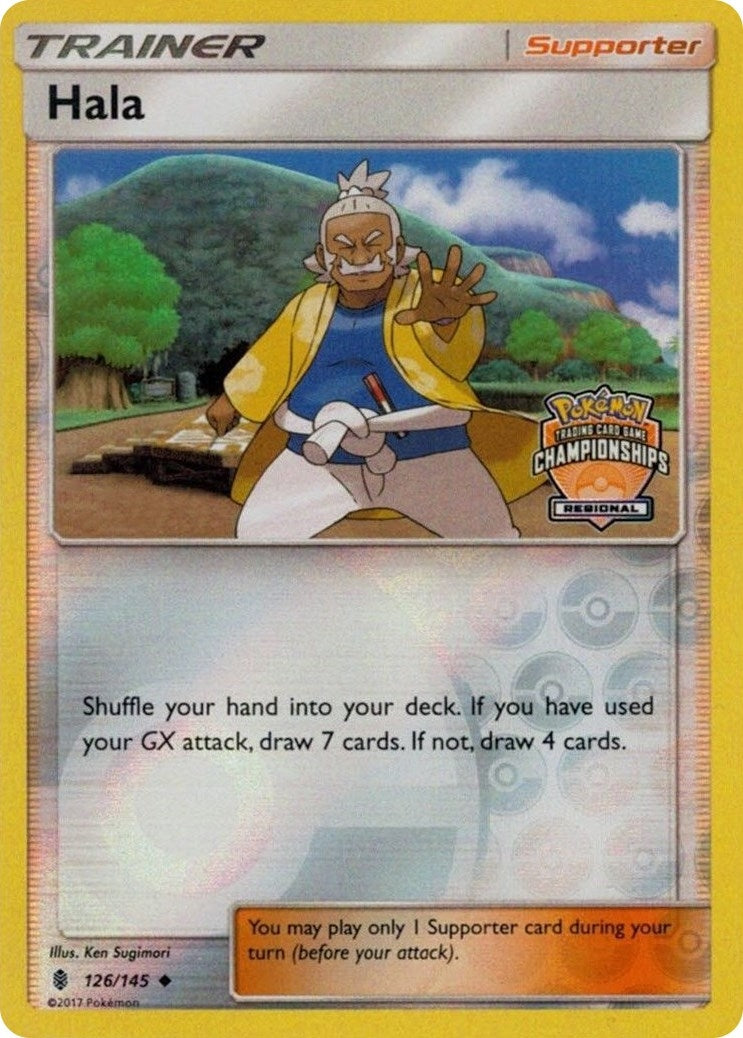 Image for Hala - 126/145 (Regional Championships) (126/145) (PR) - Pokemon