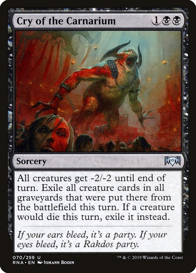 Image for Cry of the Carnarium (70) (Ravnica Allegiance) - Magic: The Gathering