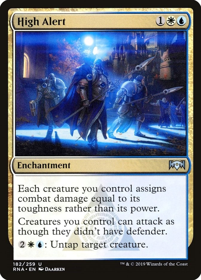 Image for High Alert (182) (Ravnica Allegiance) - Magic: The Gathering