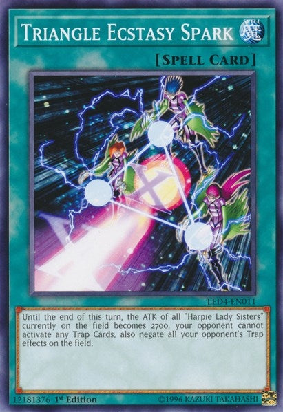 Image for Triangle Ecstasy Spark (LED4-EN011) (LED4) - YuGiOh