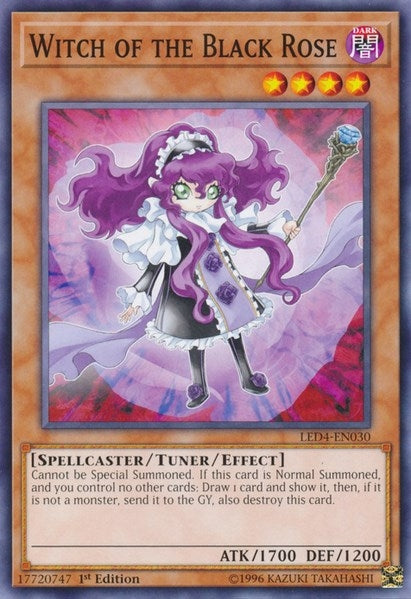 Image for Witch of the Black Rose (LED4-EN030) (LED4) - YuGiOh
