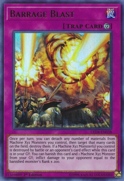 Image for Barrage Blast (LED4-EN038) (LED4) - YuGiOh