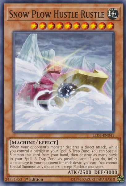 Image for Snow Plow Hustle Rustle (LED4-EN041) (LED4) - YuGiOh