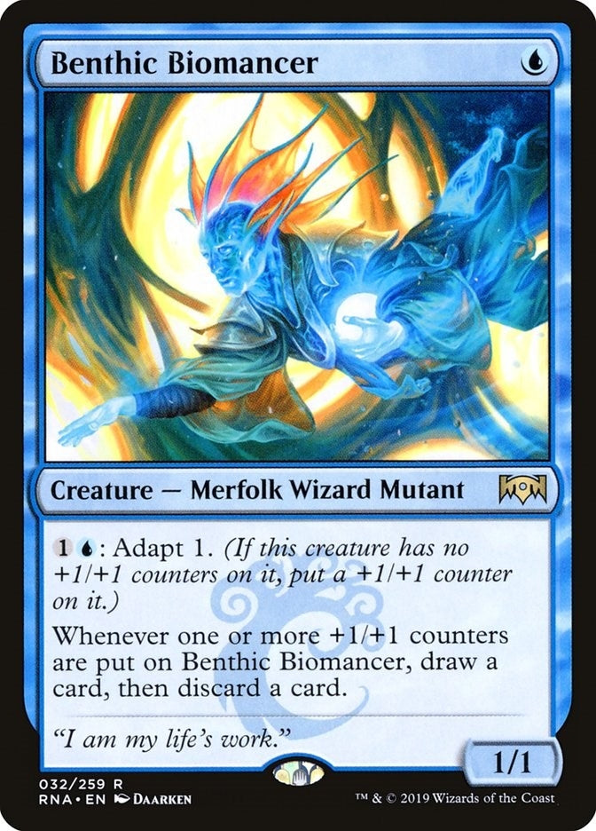 Image for Benthic Biomancer (32) (Ravnica Allegiance) - Magic: The Gathering