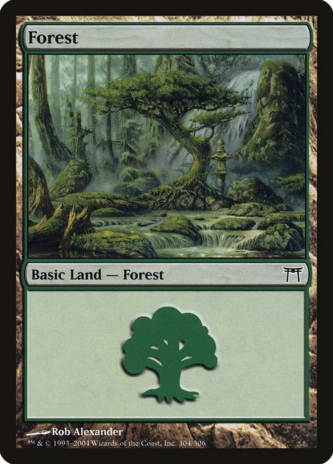 Image for Forest (304) (304) (Champions of Kamigawa) - Magic: The Gathering
