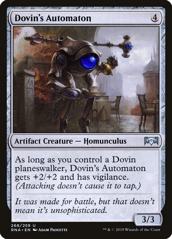 Image for Dovin's Automaton (268) (Ravnica Allegiance) - Magic: The Gathering