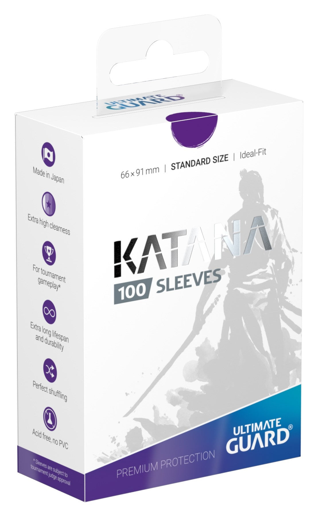 Image for Katana 2018 Standard Size Sleeves - Purple (100-Pack) - Card Sleeves
