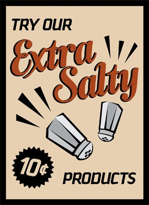 Image for Double Matte Sleeve - Extra Salty (50-Pack) - Card Sleeves