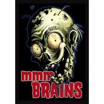 Image for Double Matte Sleeve - mmm...Brains (50-Pack) - Card Sleeves