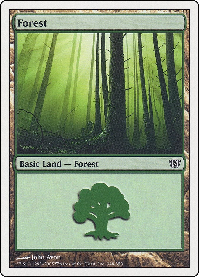 Image for Forest (348) (348) (9th Edition) - Magic: The Gathering