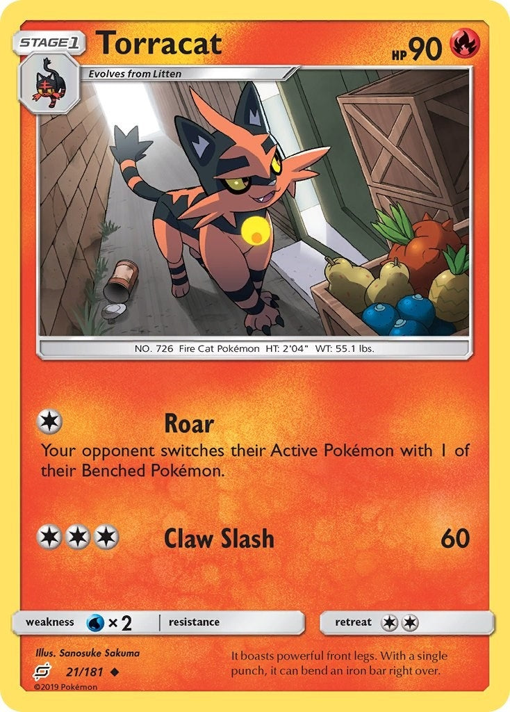 Image for Torracat (21/181) (SM9) - Pokemon