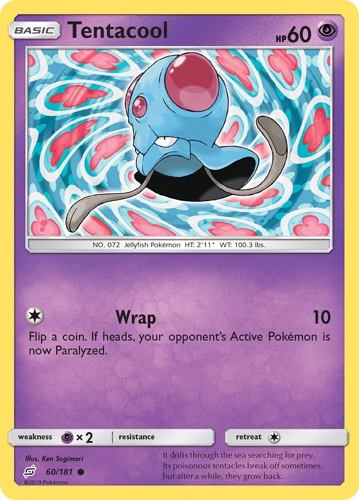 Image for Tentacool (60/181) (SM9) - Pokemon