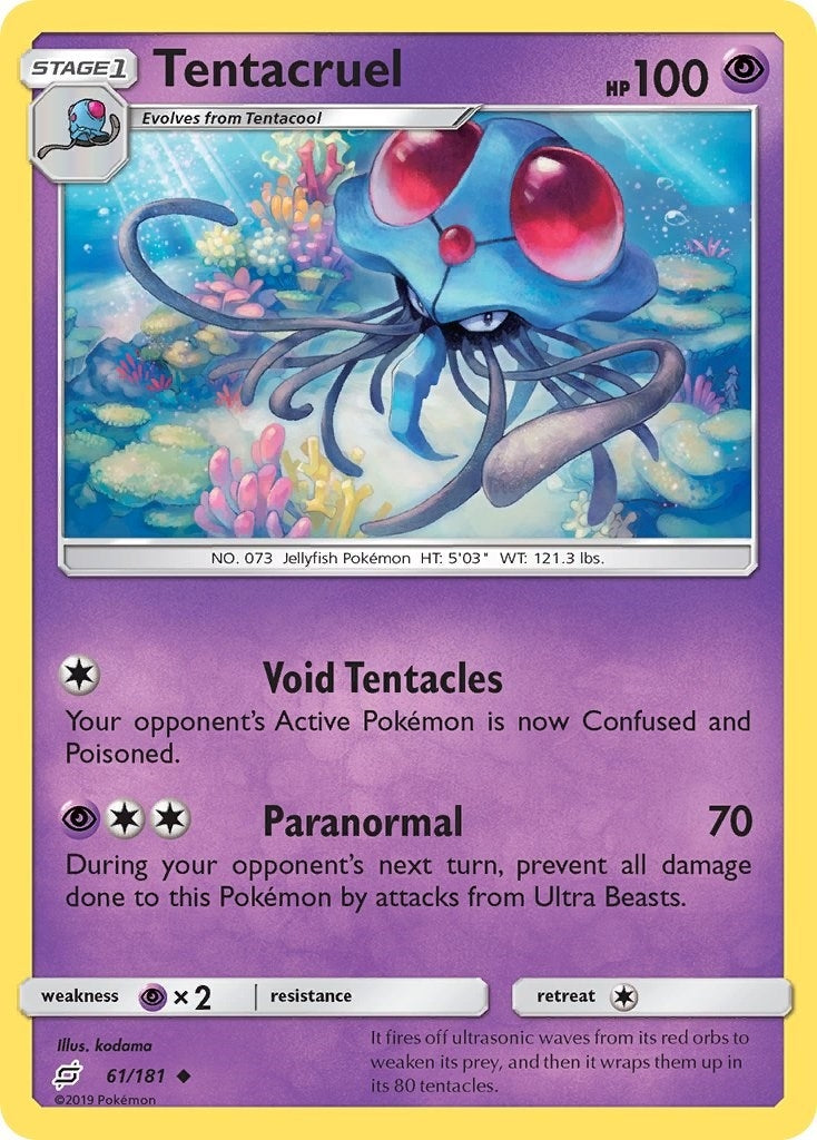Image for Tentacruel (61/181) (SM9) - Pokemon