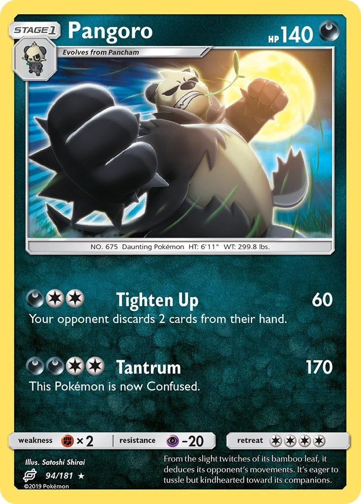 Image for Pangoro (94/181) (SM9) - Pokemon