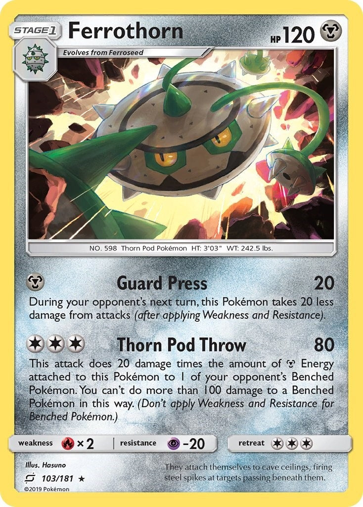 Image for Ferrothorn (103/181) (SM9) - Pokemon