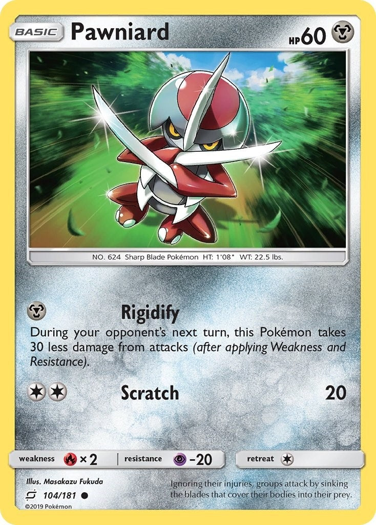 Image for Pawniard (104/181) (SM9) - Pokemon