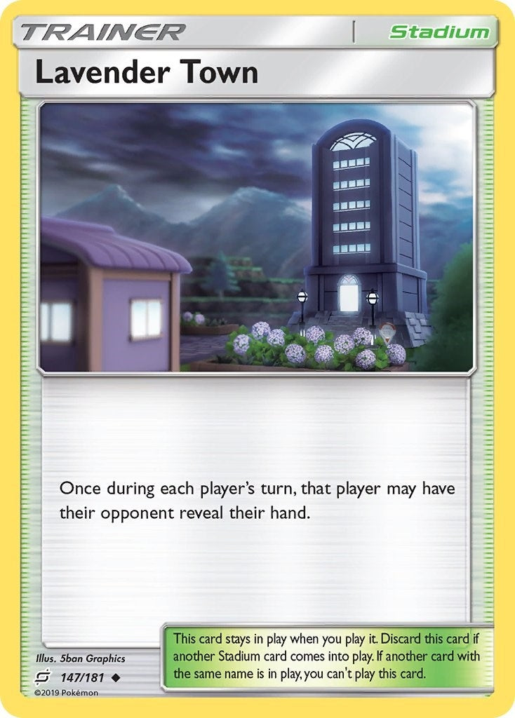 Image for Lavender Town (147/181) (SM9) - Pokemon