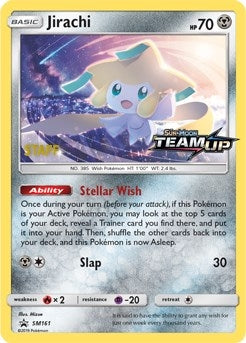 Image for Jirachi - SM161 [Staff] (SM161) (SMP) - Pokemon