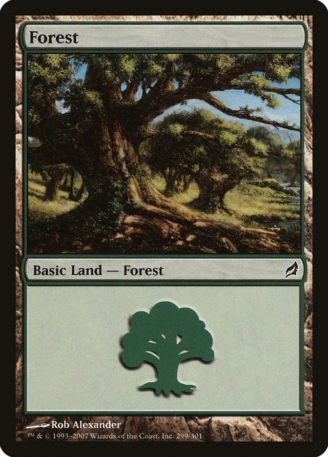 Image for Forest (299) (299) (Lorwyn) - Magic: The Gathering