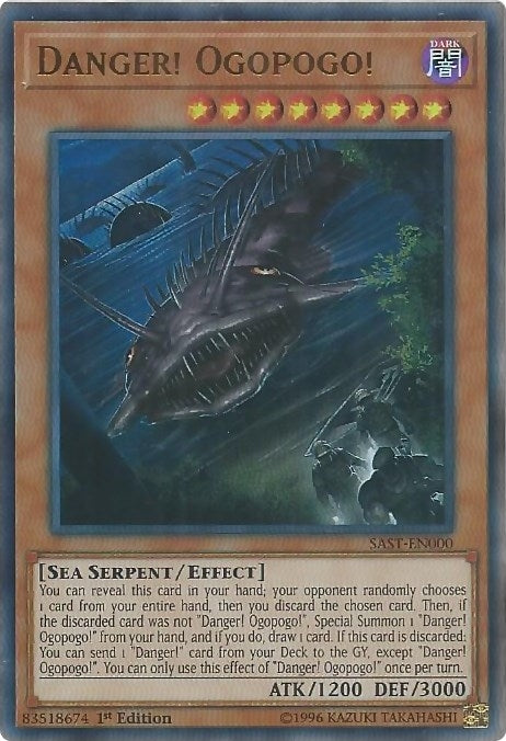 Image for Danger! Ogopogo! (SAST-EN000) (SAST) - YuGiOh