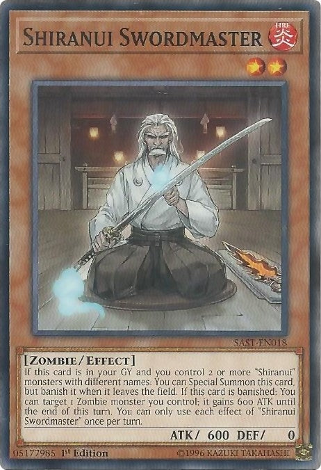 Image for Shiranui Swordmaster (SAST-EN018) (SAST) - YuGiOh