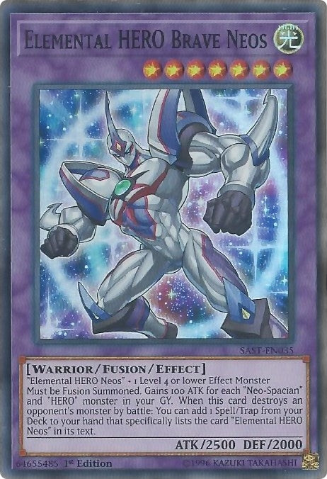 Image for Elemental HERO Brave Neos (SAST-EN035) (SAST) - YuGiOh