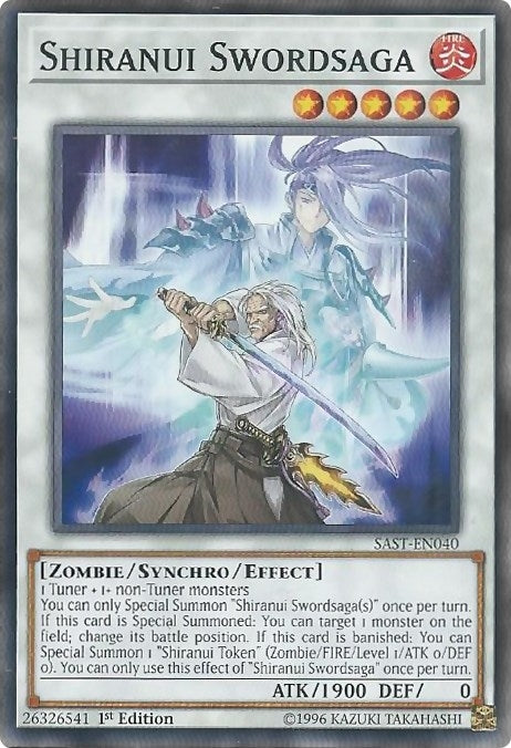 Image for Shiranui Swordsaga (SAST-EN040) (SAST) - YuGiOh