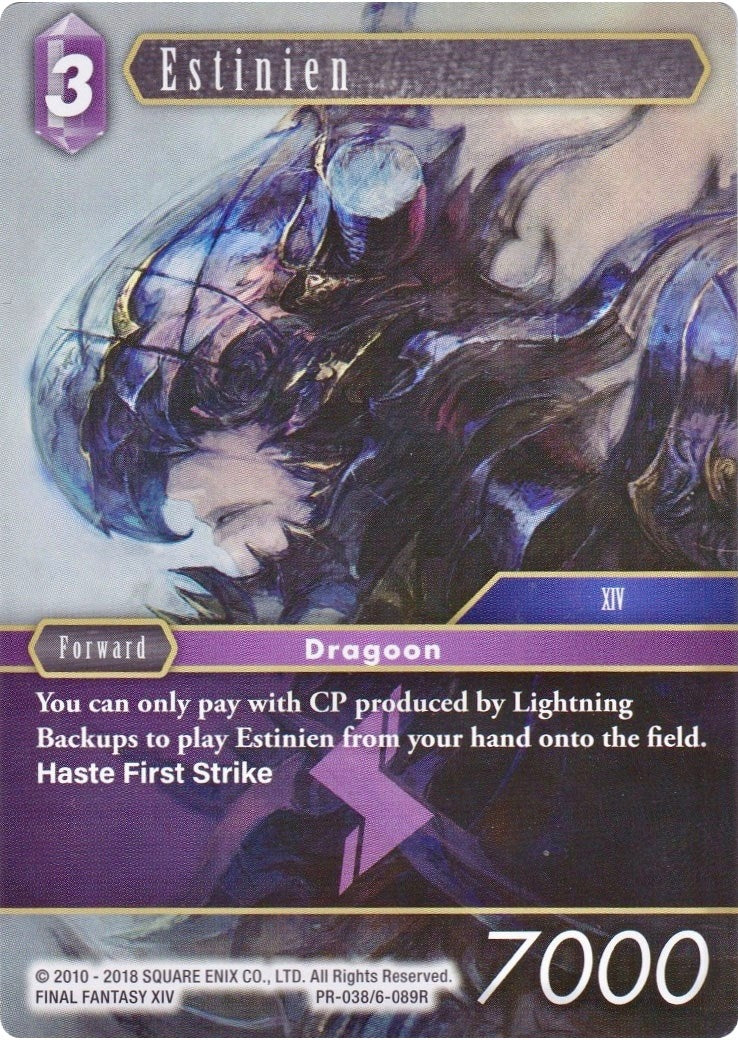 Image for Estinien (PR-038/6-089R) (FF: Promo Cards) - Final Fantasy TCG
