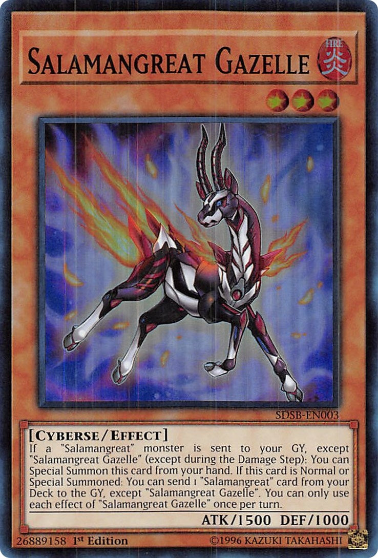 Image for Salamangreat Gazelle (SDSB-EN003) (SDSB) - YuGiOh