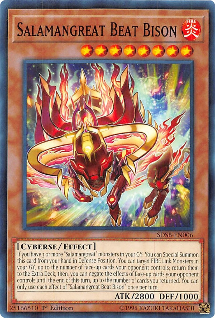 Image for Salamangreat Beat Bison (SDSB-EN006) (SDSB) - YuGiOh