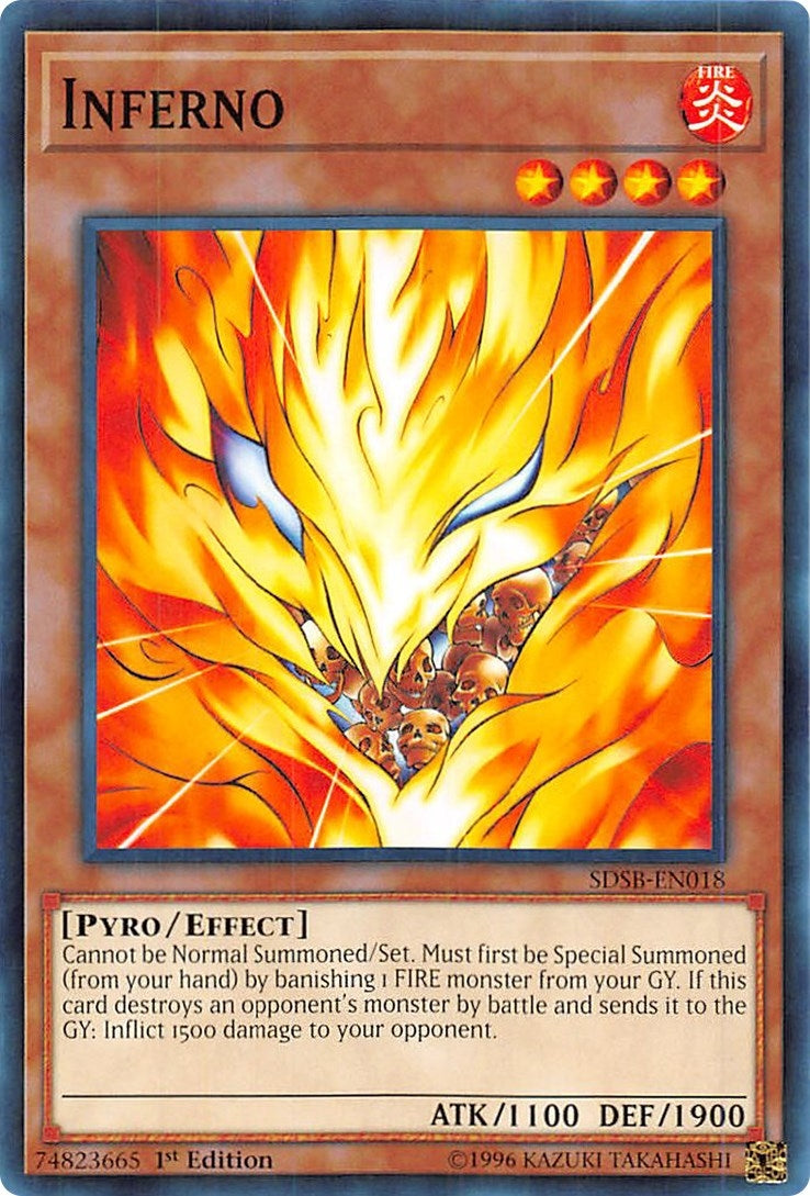 Image for Inferno (SDSB-EN018) (SDSB) - YuGiOh