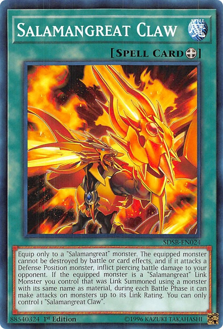 Image for Salamangreat Claw (SDSB-EN024) (SDSB) - YuGiOh