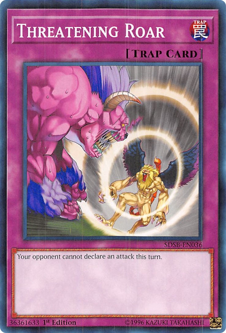 Image for Threatening Roar (SDSB-EN036) (SDSB) - YuGiOh