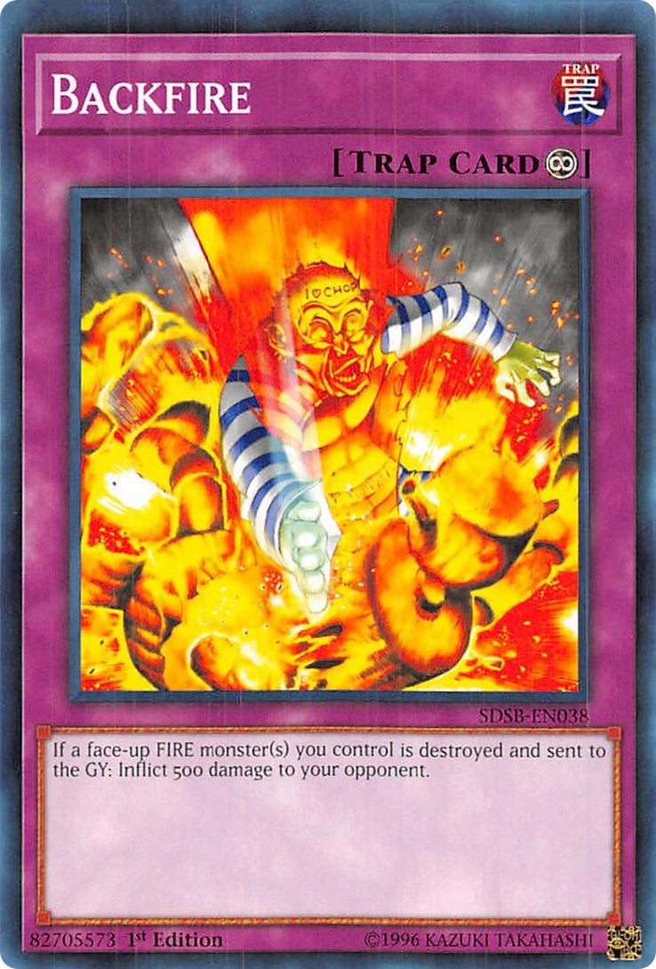 Image for Backfire (SDSB-EN038) (SDSB) - YuGiOh