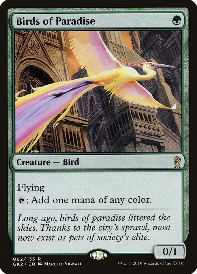 Image for Birds of Paradise (82) (Ravnica Allegiance: Guild Kits) - Magic: The Gathering