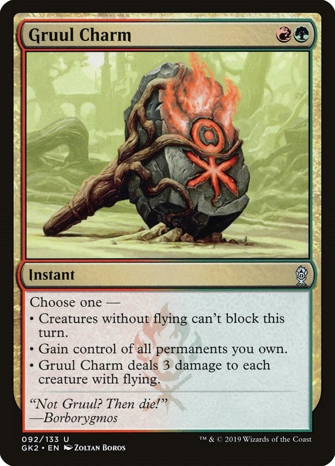 Image for Gruul Charm (92) (Ravnica Allegiance: Guild Kits) - Magic: The Gathering