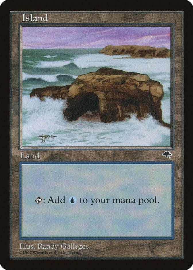 Image for Island (Crashing Waves) (336) (Tempest) - Magic: The Gathering