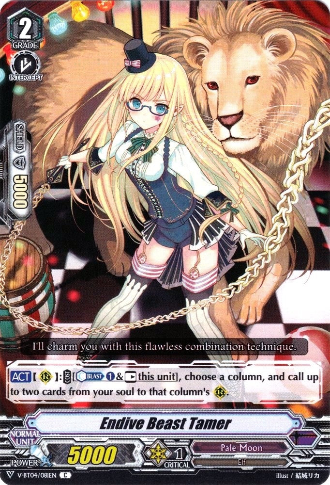 Image for Endive Beast Tamer (V-BT04/081EN) (V-BT04: Vilest! Deletor) - Cardfight Vanguard