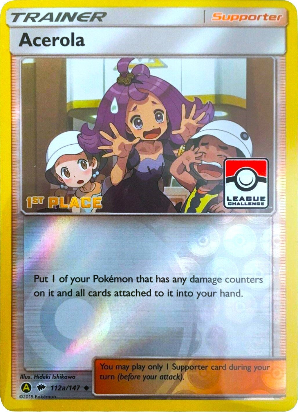 Image for Acerola - 112a/147 (League Challenge) [1st Place] (112a/147) (PR) - Pokemon