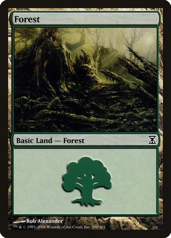 Image for Forest (298) (298) (Time Spiral) - Magic: The Gathering