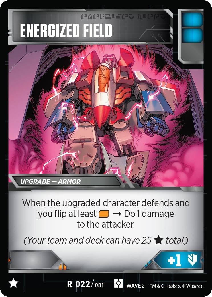 Image for Energized Field (22) (Rise of the Combiners) - Transformers TCG