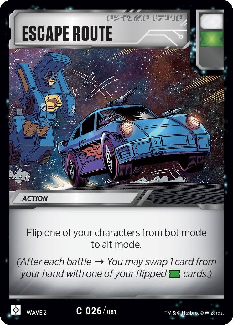 Image for Escape Route (26) (Rise of the Combiners) - Transformers TCG