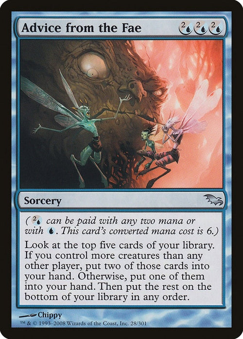 Image for Advice from the Fae (28) (Shadowmoor) - Magic: The Gathering
