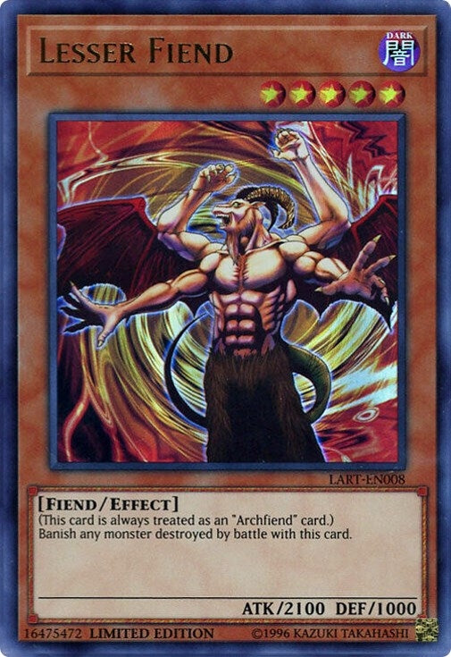 Image for Lesser Fiend (LART-EN008) (LART) - YuGiOh